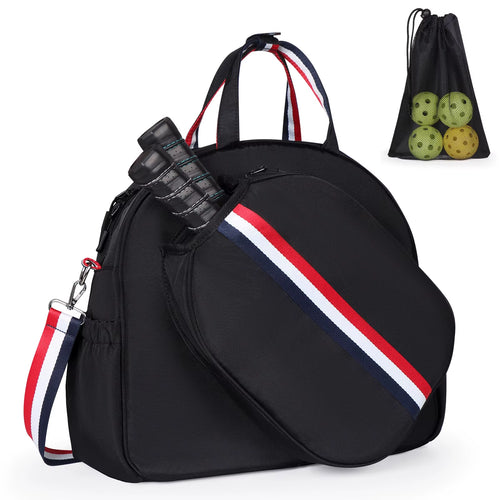 Adjustable Pickleball Paddle Backpack Bag Multi Sport Large Capacity Storage Tennis Racquetball Equipment for Men Women